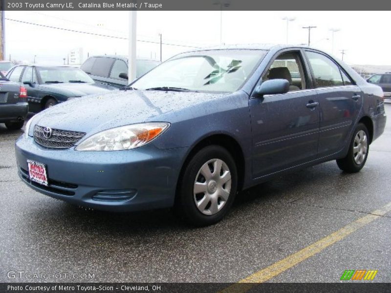 Catalina Blue Metallic / Taupe 2003 Toyota Camry LE
