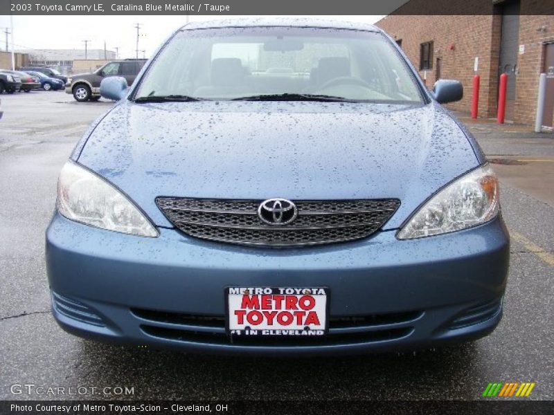 Catalina Blue Metallic / Taupe 2003 Toyota Camry LE