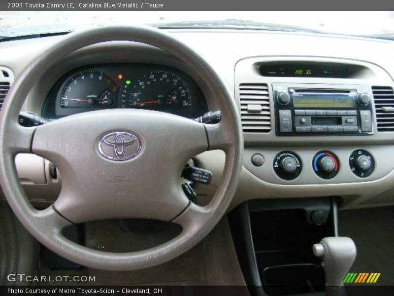 Catalina Blue Metallic / Taupe 2003 Toyota Camry LE