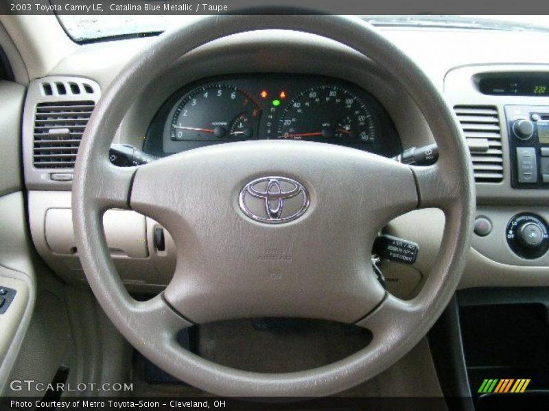 Catalina Blue Metallic / Taupe 2003 Toyota Camry LE