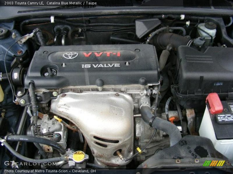 Catalina Blue Metallic / Taupe 2003 Toyota Camry LE