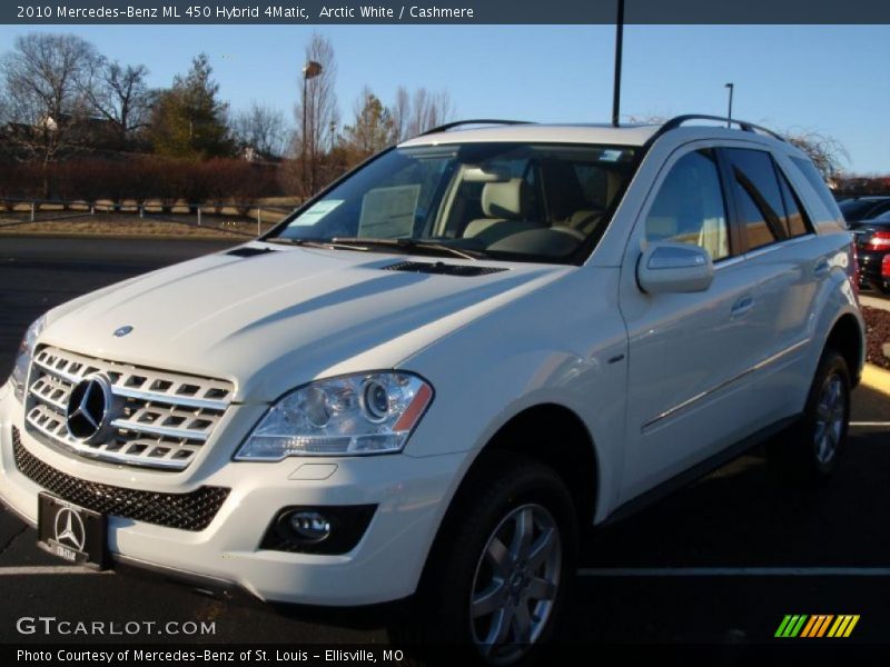 Arctic White / Cashmere 2010 Mercedes-Benz ML 450 Hybrid 4Matic