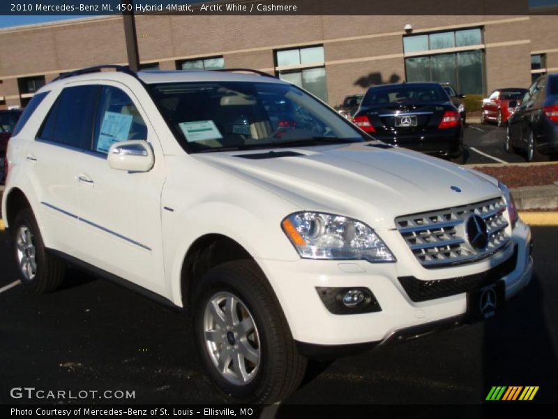 Arctic White / Cashmere 2010 Mercedes-Benz ML 450 Hybrid 4Matic