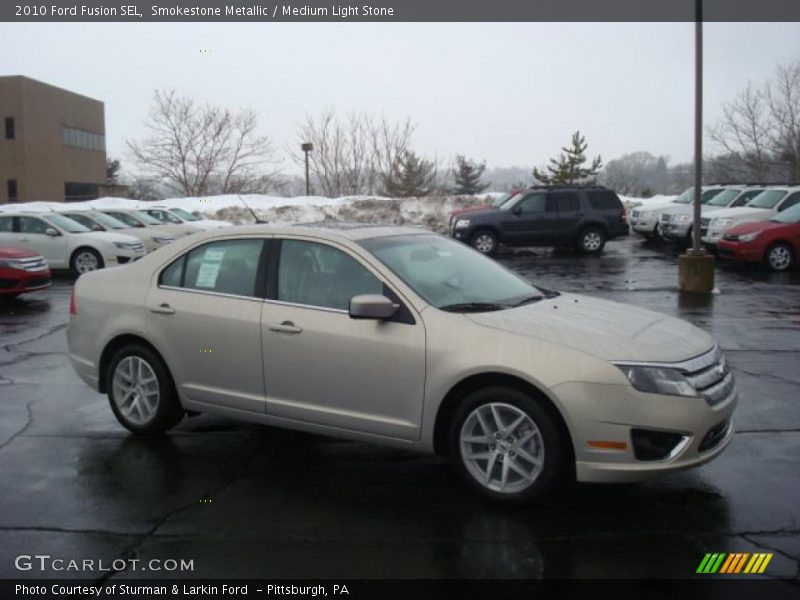 Smokestone Metallic / Medium Light Stone 2010 Ford Fusion SEL
