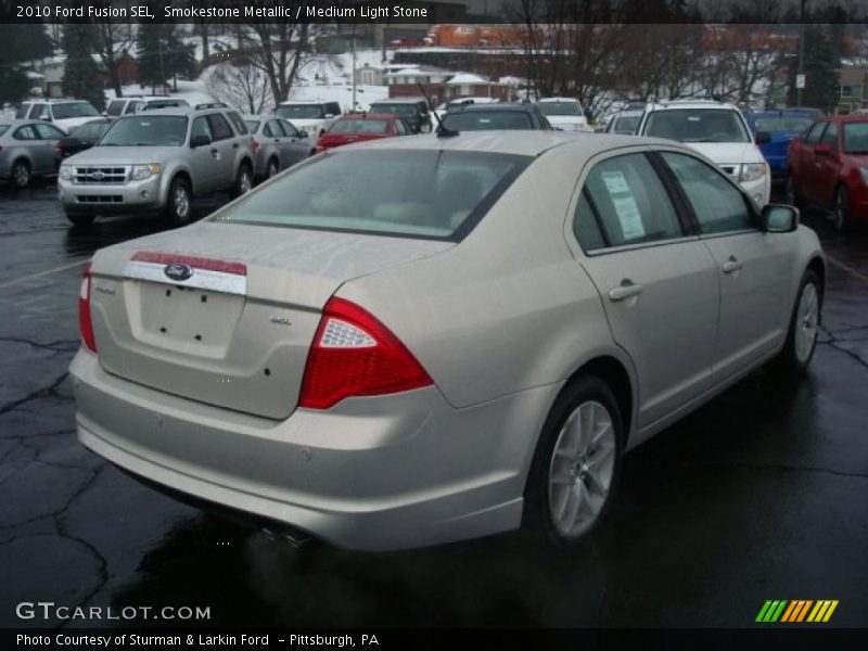 Smokestone Metallic / Medium Light Stone 2010 Ford Fusion SEL