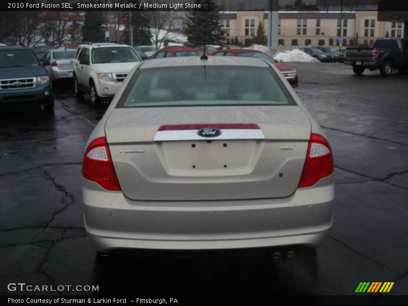 Smokestone Metallic / Medium Light Stone 2010 Ford Fusion SEL