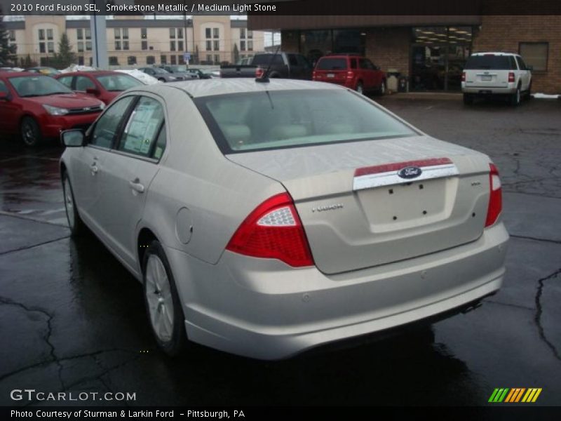 Smokestone Metallic / Medium Light Stone 2010 Ford Fusion SEL