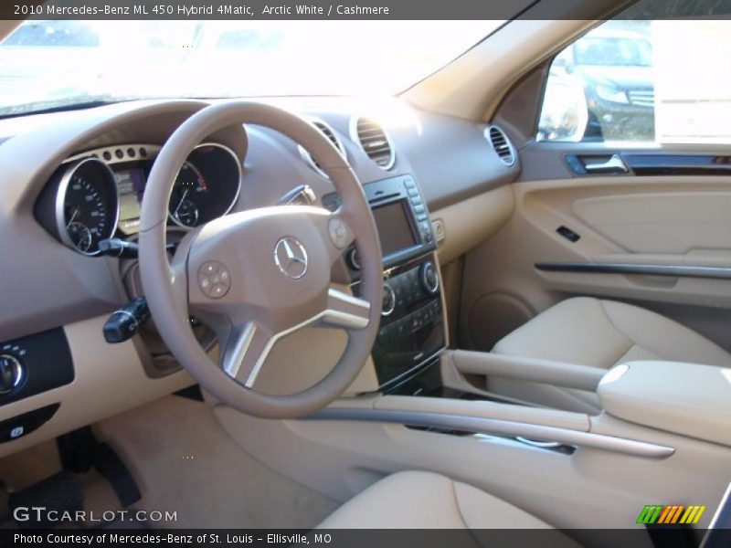 Arctic White / Cashmere 2010 Mercedes-Benz ML 450 Hybrid 4Matic