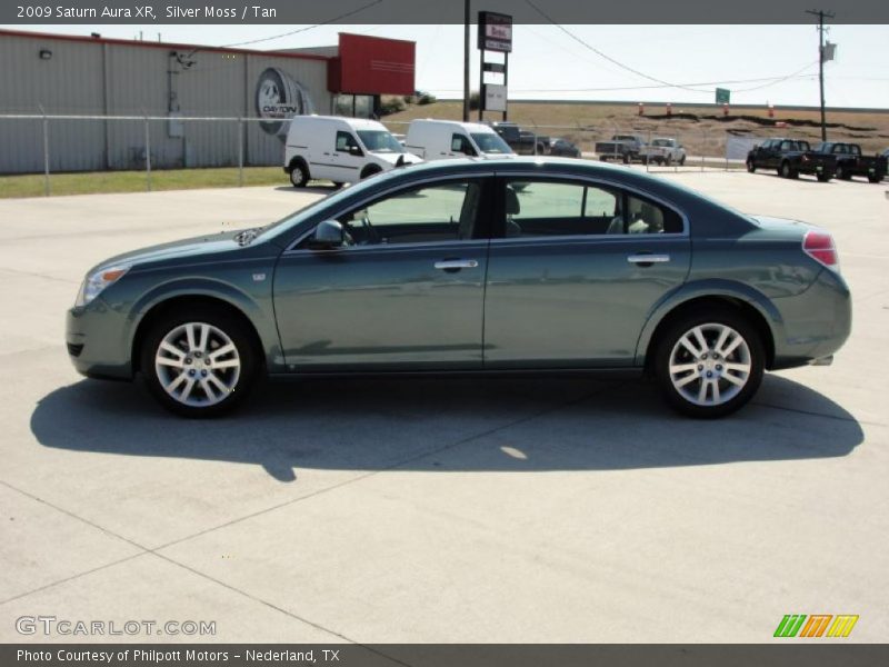 Silver Moss / Tan 2009 Saturn Aura XR