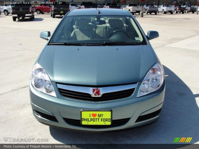 Silver Moss / Tan 2009 Saturn Aura XR