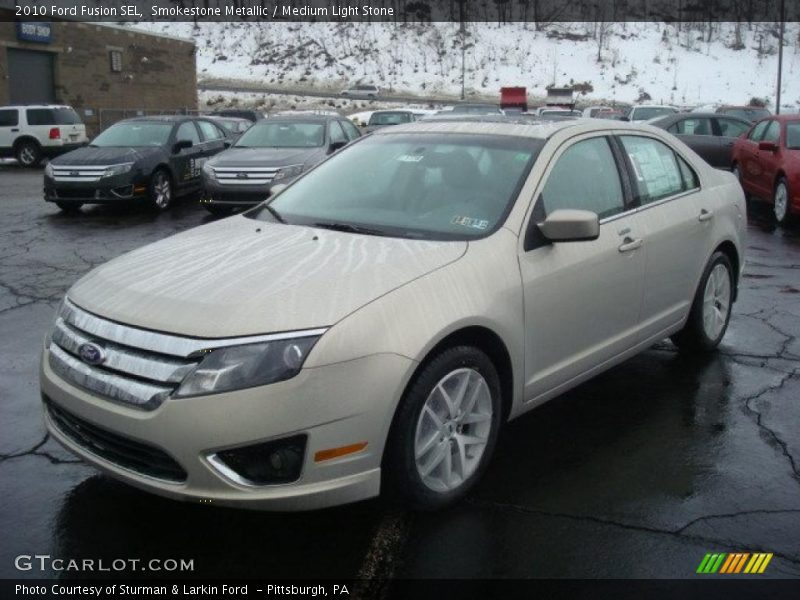Smokestone Metallic / Medium Light Stone 2010 Ford Fusion SEL