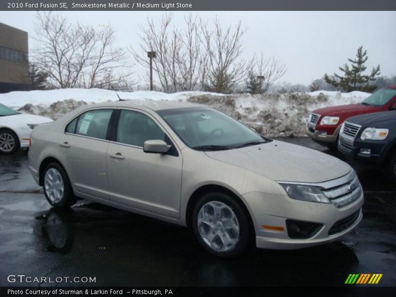 Smokestone Metallic / Medium Light Stone 2010 Ford Fusion SE