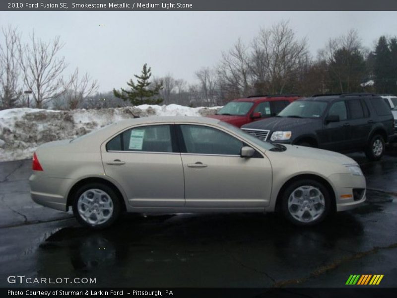 Smokestone Metallic / Medium Light Stone 2010 Ford Fusion SE