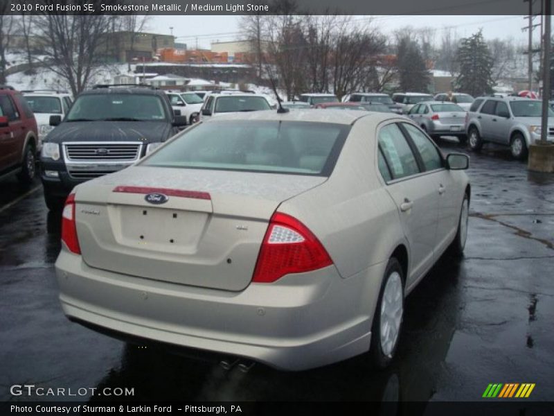 Smokestone Metallic / Medium Light Stone 2010 Ford Fusion SE