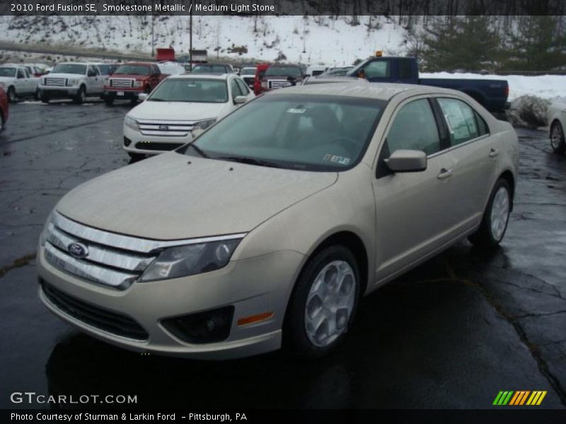 Smokestone Metallic / Medium Light Stone 2010 Ford Fusion SE