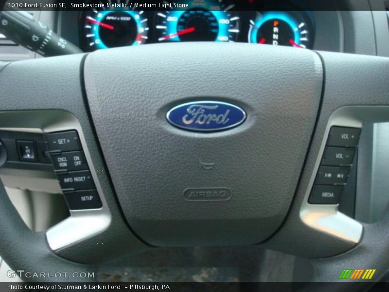 Smokestone Metallic / Medium Light Stone 2010 Ford Fusion SE