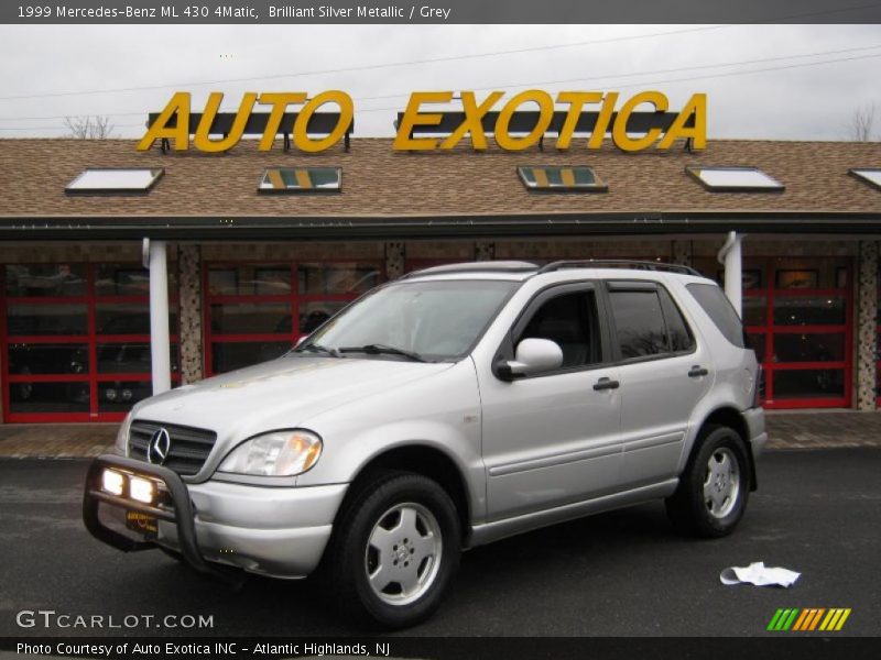 Brilliant Silver Metallic / Grey 1999 Mercedes-Benz ML 430 4Matic