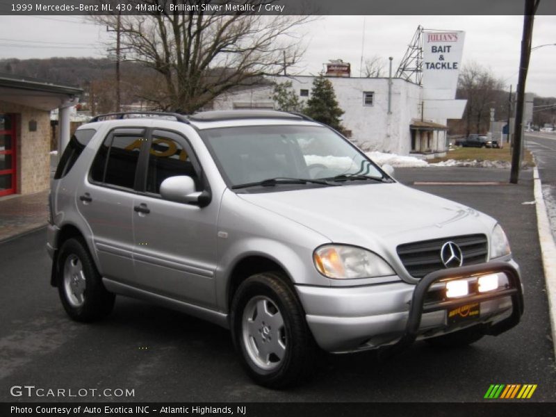 Brilliant Silver Metallic / Grey 1999 Mercedes-Benz ML 430 4Matic