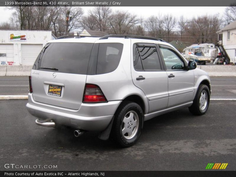 Brilliant Silver Metallic / Grey 1999 Mercedes-Benz ML 430 4Matic