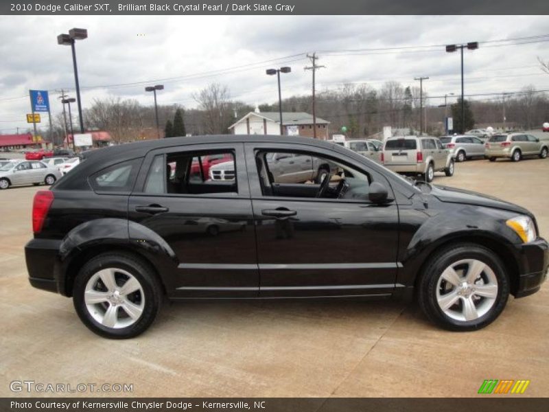 Brilliant Black Crystal Pearl / Dark Slate Gray 2010 Dodge Caliber SXT