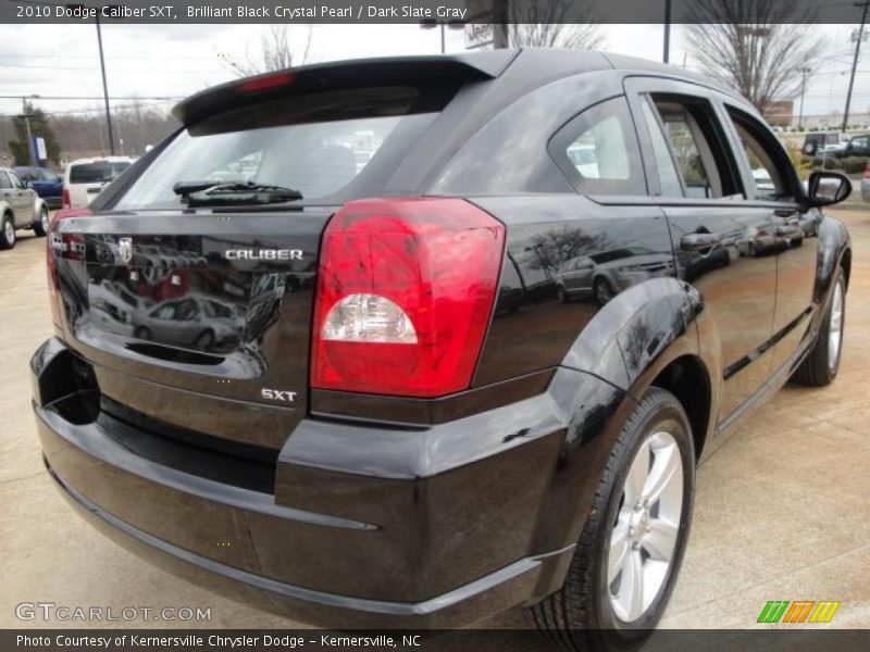 Brilliant Black Crystal Pearl / Dark Slate Gray 2010 Dodge Caliber SXT