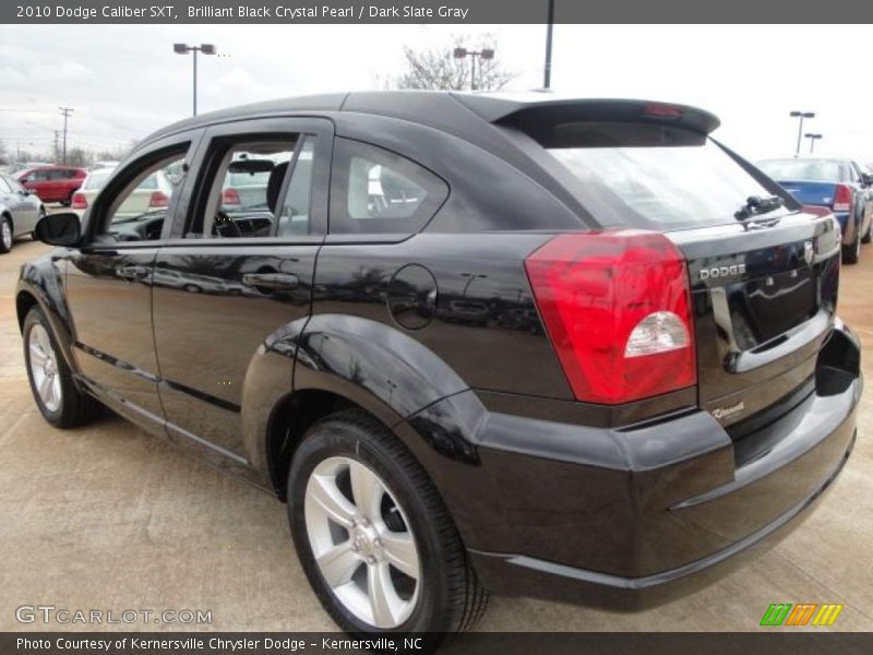 Brilliant Black Crystal Pearl / Dark Slate Gray 2010 Dodge Caliber SXT