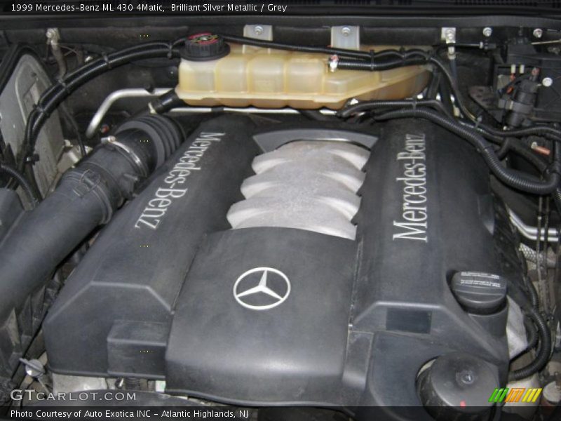 Brilliant Silver Metallic / Grey 1999 Mercedes-Benz ML 430 4Matic