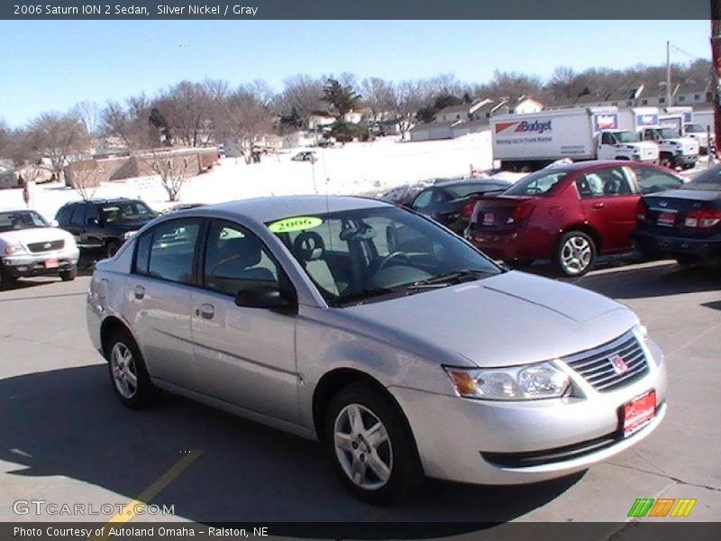 Silver Nickel / Gray 2006 Saturn ION 2 Sedan