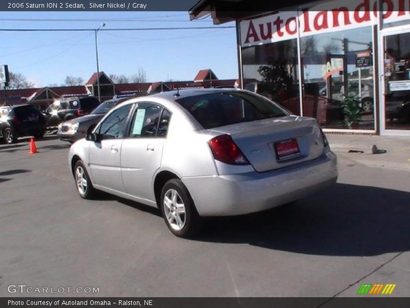 Silver Nickel / Gray 2006 Saturn ION 2 Sedan