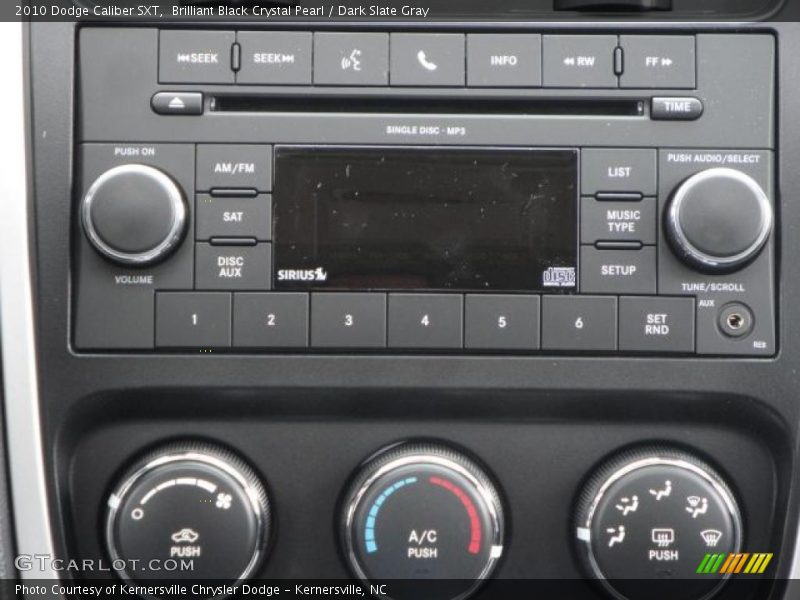 Brilliant Black Crystal Pearl / Dark Slate Gray 2010 Dodge Caliber SXT