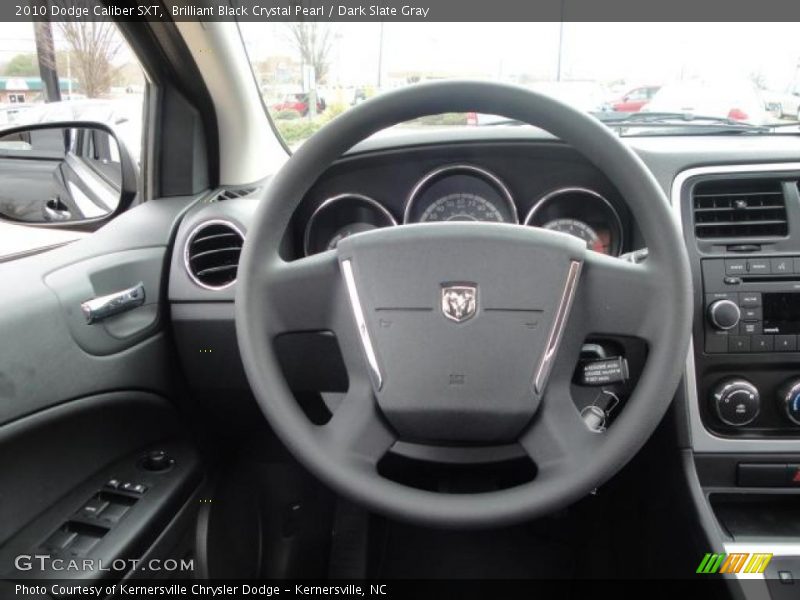 Brilliant Black Crystal Pearl / Dark Slate Gray 2010 Dodge Caliber SXT