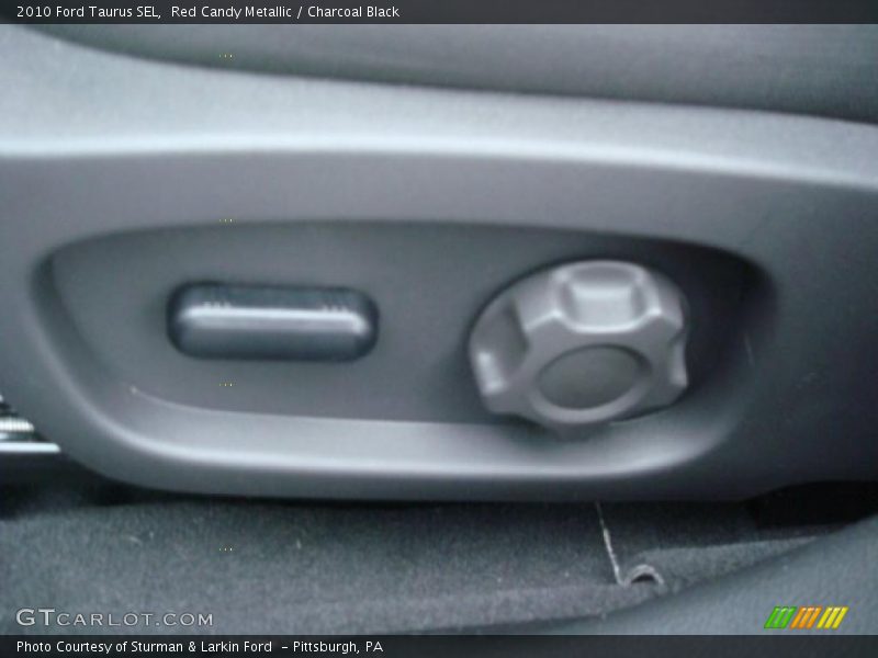 Red Candy Metallic / Charcoal Black 2010 Ford Taurus SEL