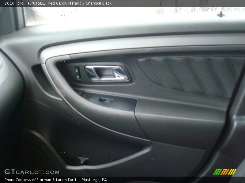 Red Candy Metallic / Charcoal Black 2010 Ford Taurus SEL