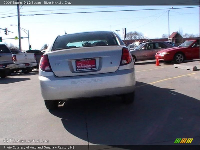 Silver Nickel / Gray 2006 Saturn ION 2 Sedan