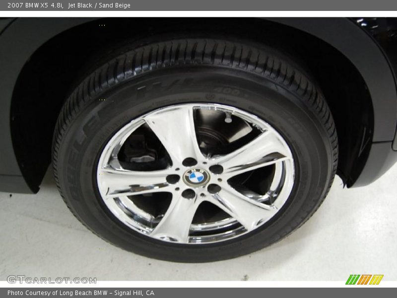 Jet Black / Sand Beige 2007 BMW X5 4.8i