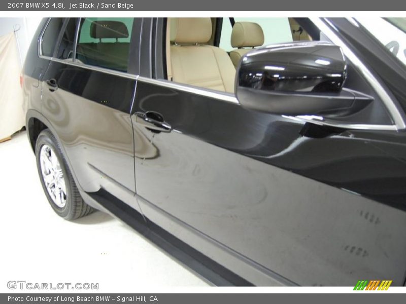 Jet Black / Sand Beige 2007 BMW X5 4.8i