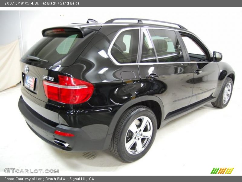 Jet Black / Sand Beige 2007 BMW X5 4.8i