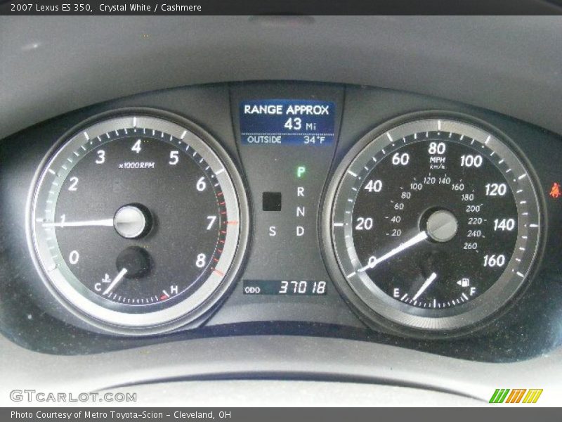 Crystal White / Cashmere 2007 Lexus ES 350