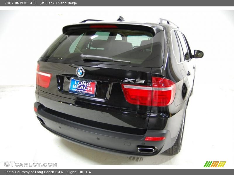 Jet Black / Sand Beige 2007 BMW X5 4.8i