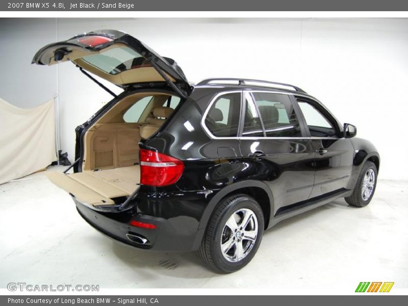 Jet Black / Sand Beige 2007 BMW X5 4.8i