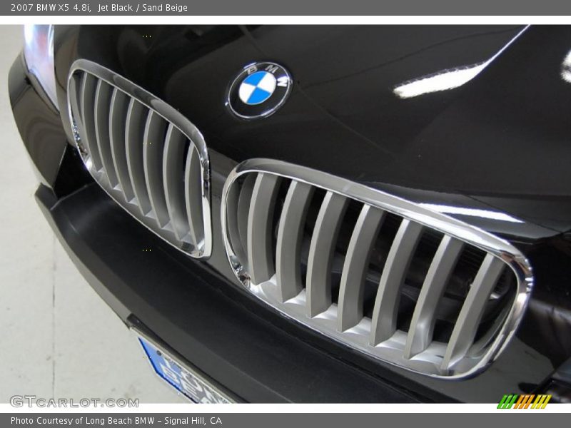 Jet Black / Sand Beige 2007 BMW X5 4.8i