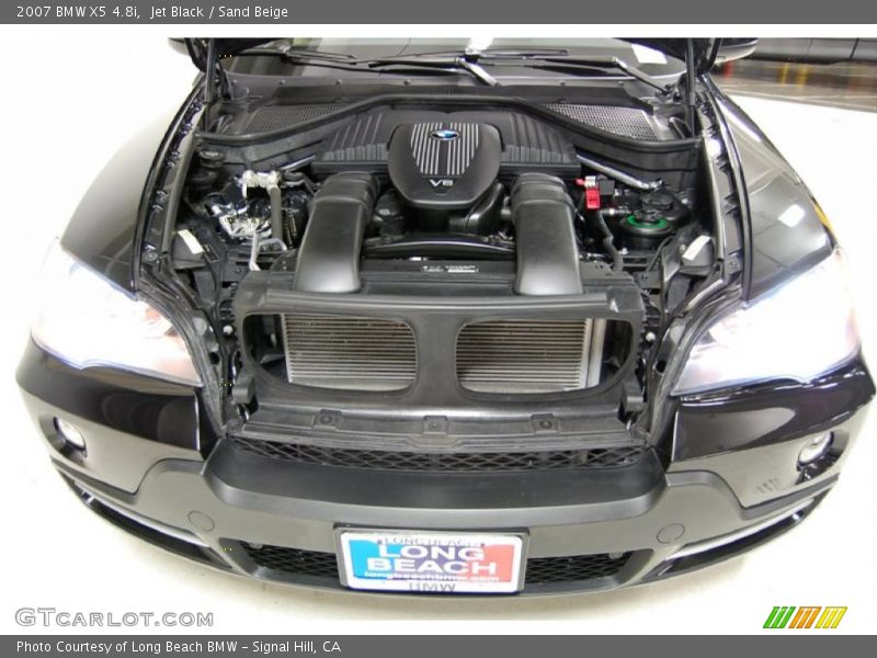 Jet Black / Sand Beige 2007 BMW X5 4.8i
