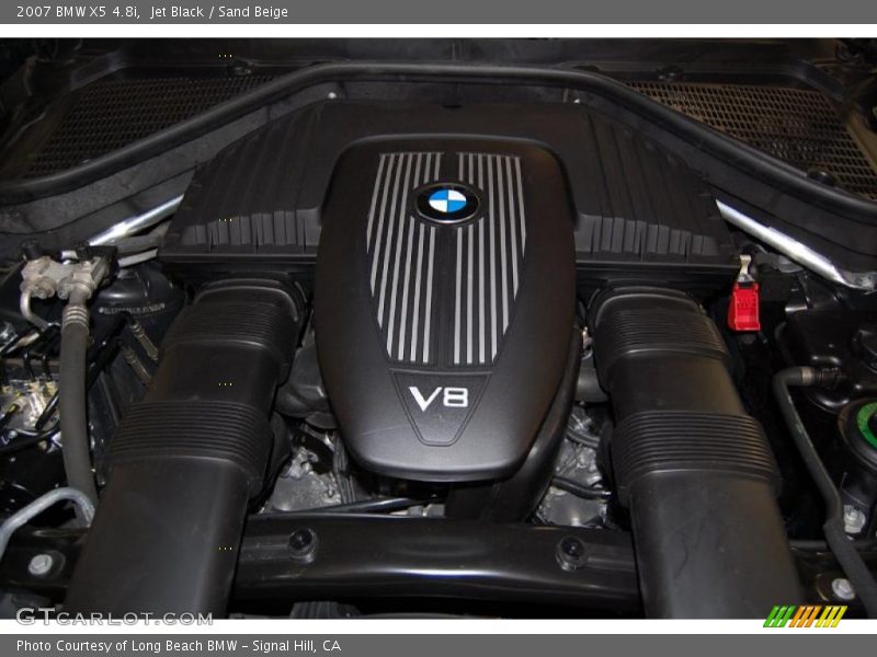 Jet Black / Sand Beige 2007 BMW X5 4.8i