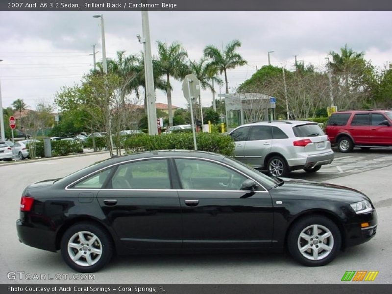Brilliant Black / Cardamom Beige 2007 Audi A6 3.2 Sedan