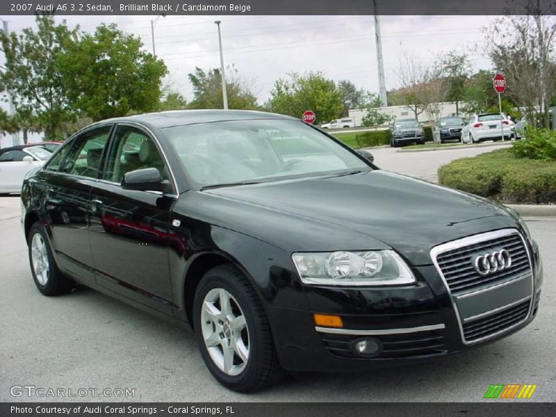 Brilliant Black / Cardamom Beige 2007 Audi A6 3.2 Sedan