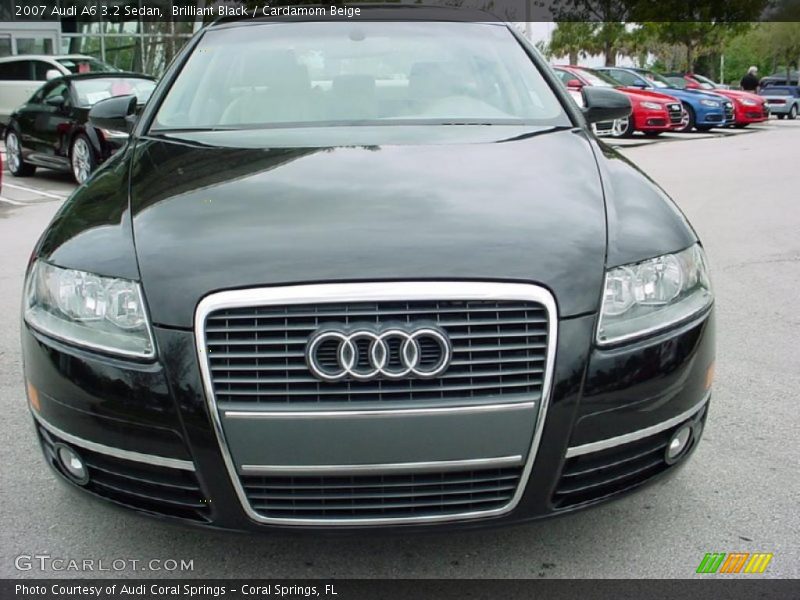 Brilliant Black / Cardamom Beige 2007 Audi A6 3.2 Sedan