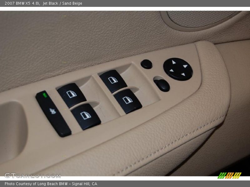 Jet Black / Sand Beige 2007 BMW X5 4.8i