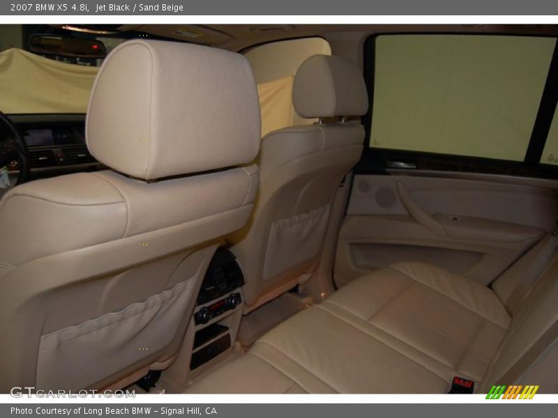 Jet Black / Sand Beige 2007 BMW X5 4.8i