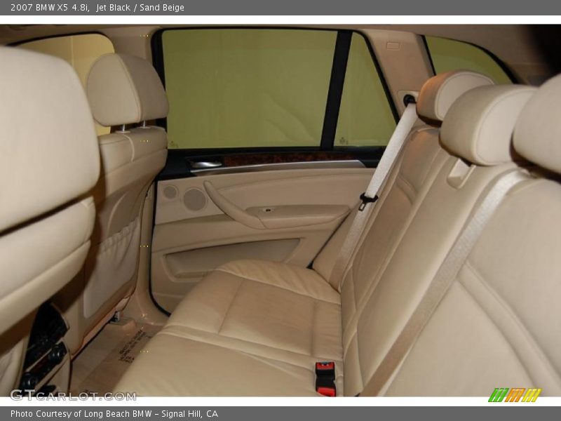 Jet Black / Sand Beige 2007 BMW X5 4.8i