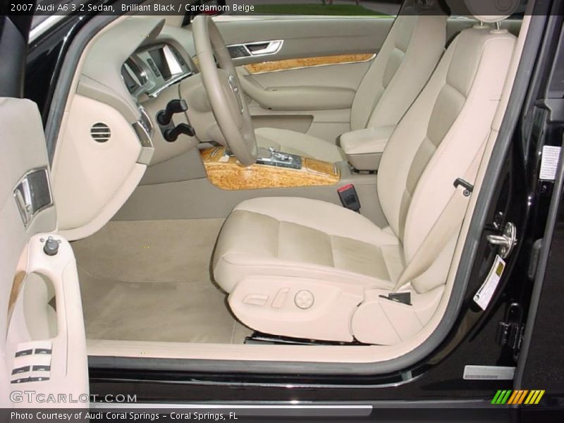 Brilliant Black / Cardamom Beige 2007 Audi A6 3.2 Sedan